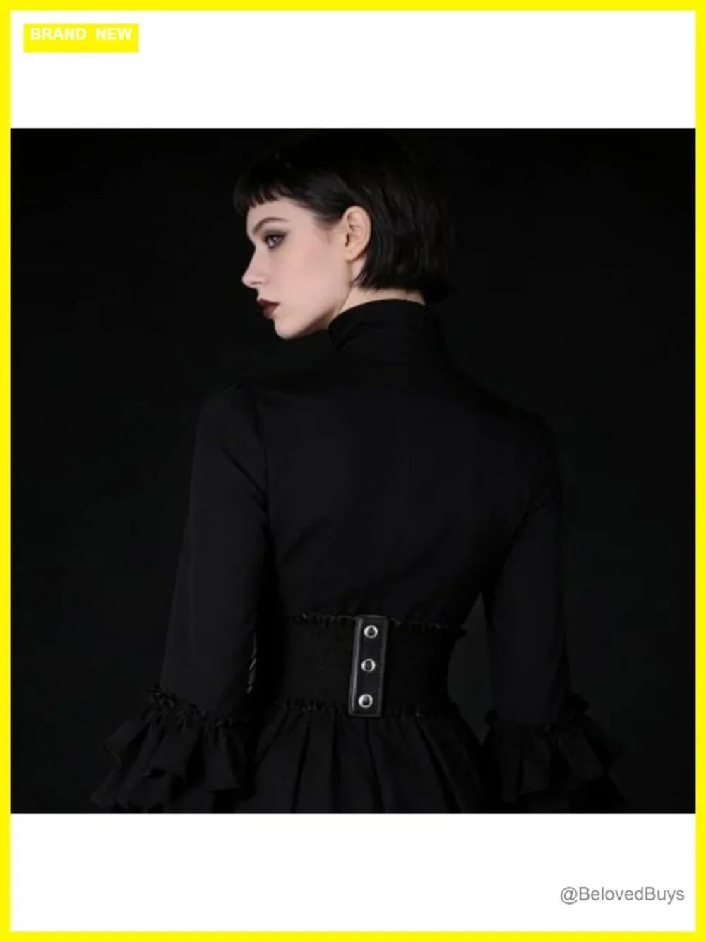 Vintage Cincher Corset Belt Wide Elastic PU Leather Waistband